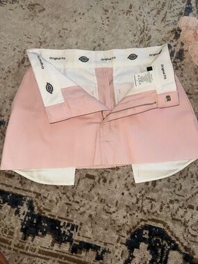 Dickies Light Pink Original Fit Mini Skirt